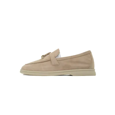 Loro Piana Bean Shoes In Apricot Color FAL5899 01