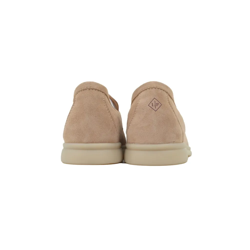 Loro Piana Bean Shoes In Apricot Color FAL5899