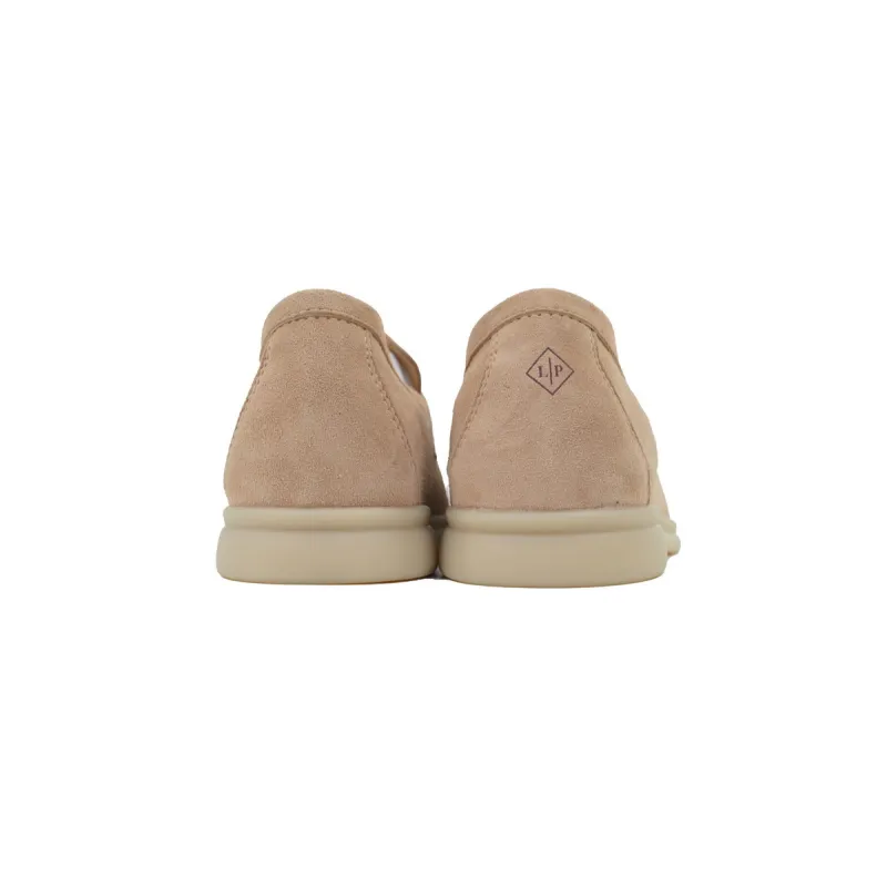 Loro Piana Bean Shoes In Apricot Color FAL5899