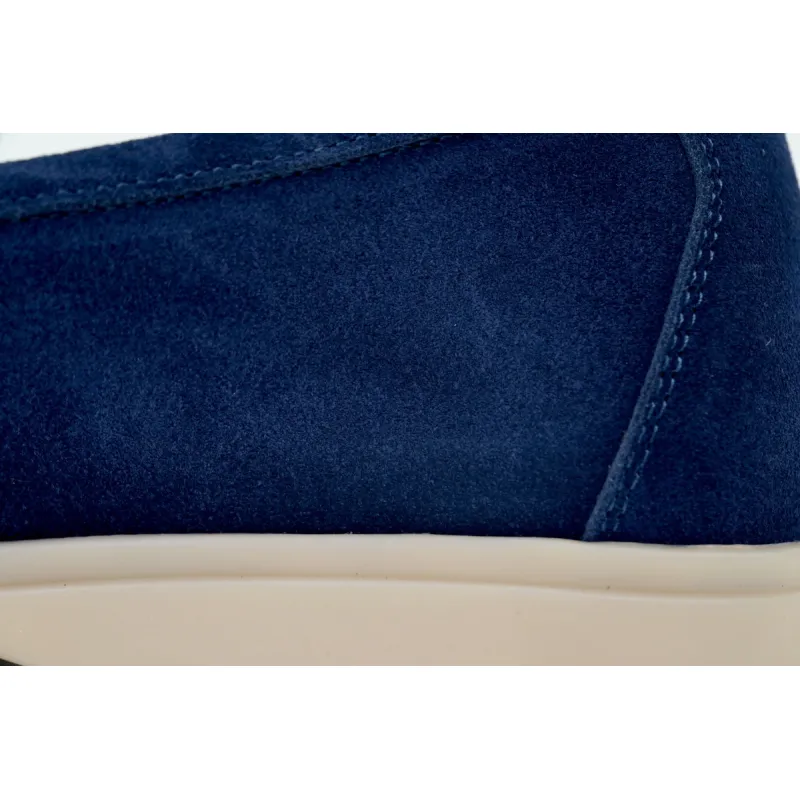 Loro Piana Bean Shoes In Blue