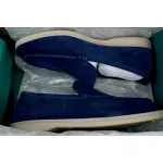 Loro Piana Bean Shoes In Blue