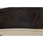 Loro Piana Bean Shoes In Red Brown Color