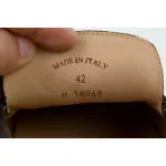 Loro Piana Bean Shoes In Red Brown Color