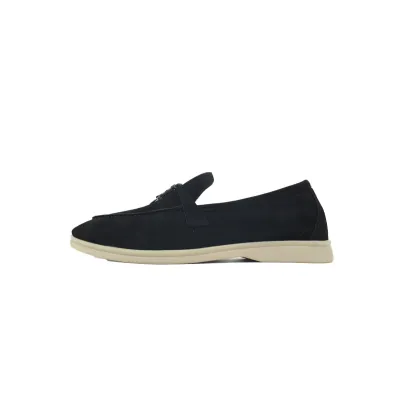 Loro Piana Bean Shoes With black buttons  01