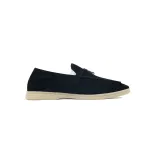 Loro Piana Bean Shoes With black buttons 