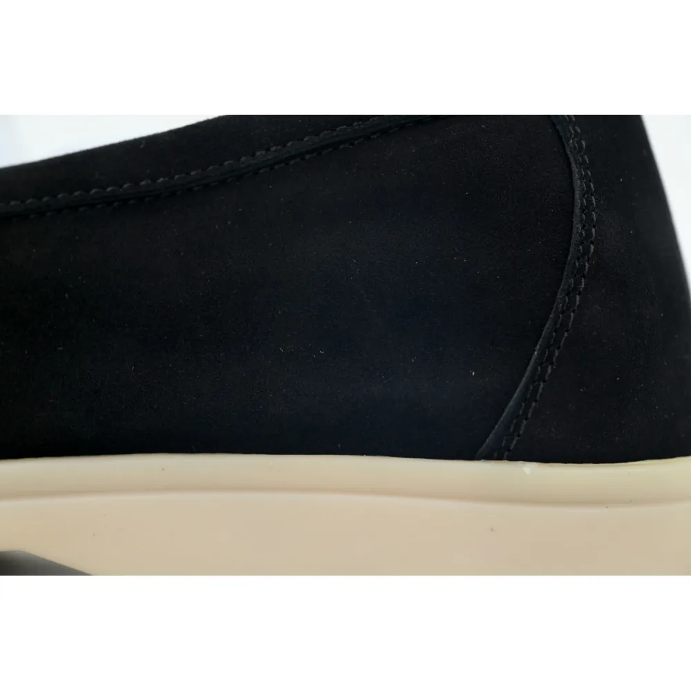 Loro Piana Bean Shoes With black buttons 