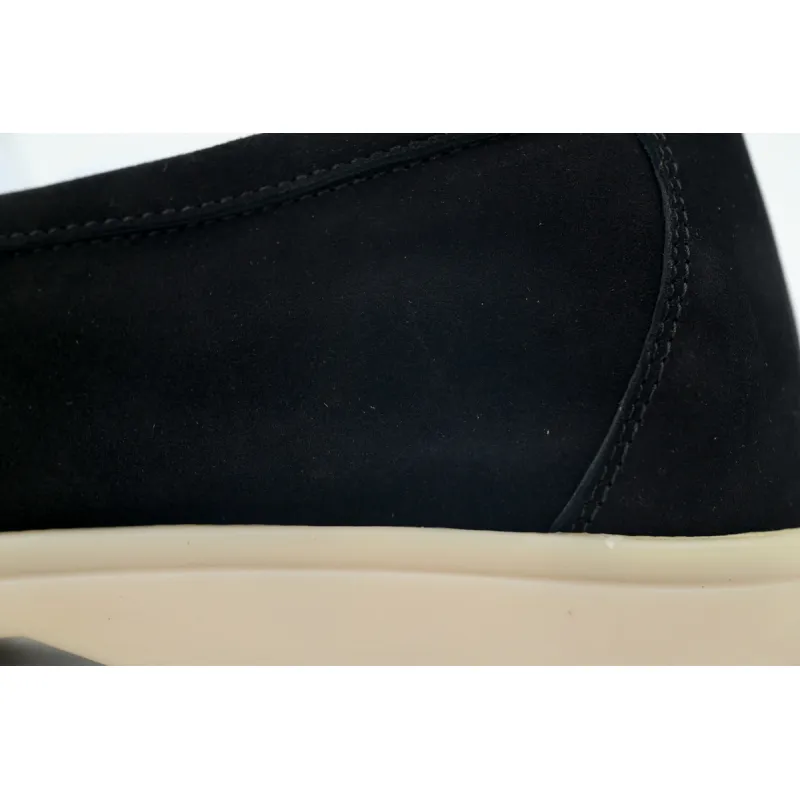 Loro Piana Bean Shoes With black buttons 