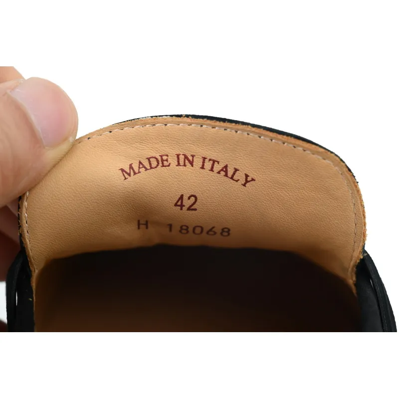 Loro Piana Bean Shoes With black buttons 