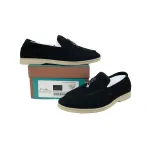 Loro Piana Bean Shoes With black buttons 