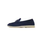 Loro Piana Bean Shoes With Hidden Blue Buckle FAL5899