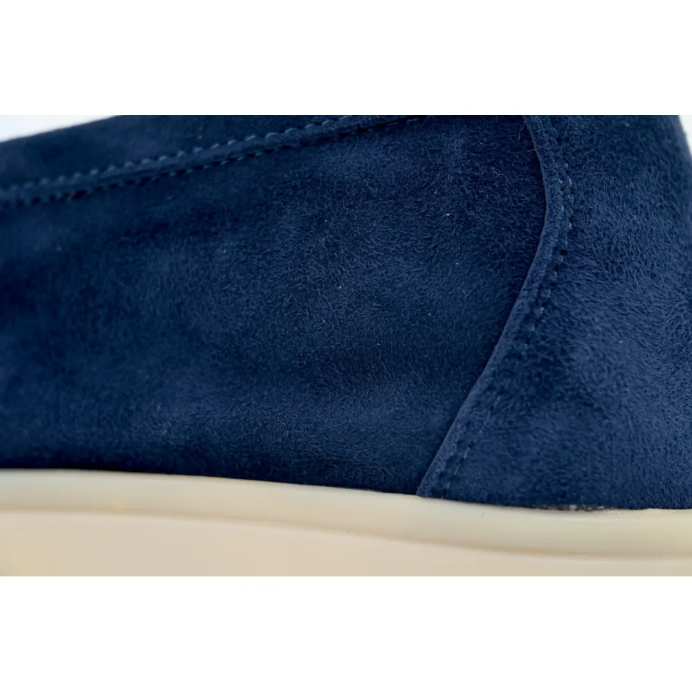 Loro Piana Bean Shoes With Hidden Blue Buckle FAL5899