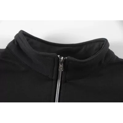 Alo Yoga Accolade 1/4 Zip Pullover Black 02