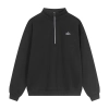 Alo Yoga Accolade 1/4 Zip Pullover Black Grey