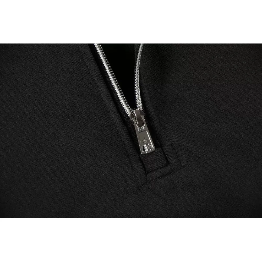 Alo Yoga Accolade 1/4 Zip Pullover Black Grey