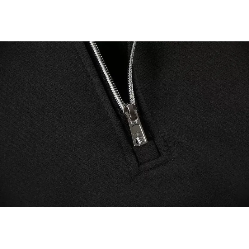 Alo Yoga Accolade 1/4 Zip Pullover Black Grey