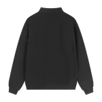 Alo Yoga Accolade 1/4 Zip Pullover Black Grey