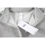 Alo Yoga Accolade 1/4 Zip Pullover Grey