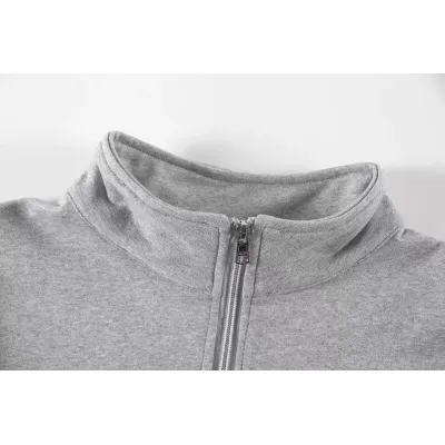Alo Yoga Accolade 1/4 Zip Pullover Grey 02
