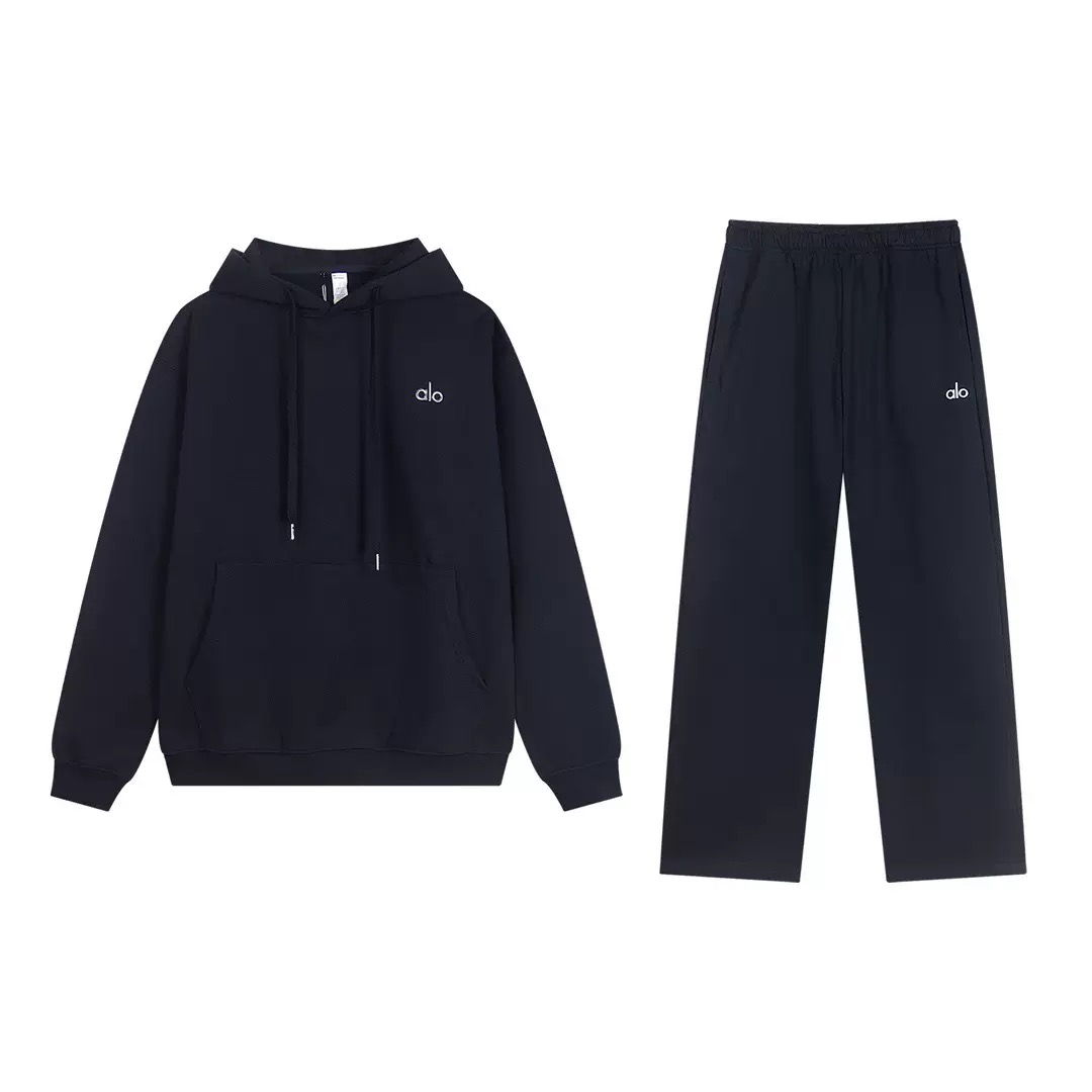 Alo Yoga Accolade Full Zip Blue Tracksuit