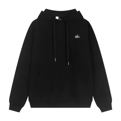Alo Yoga Accolade Full Zip Hoodie Black 01