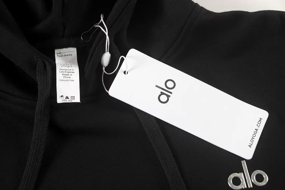 Alo Yoga Accolade Full Zip Hoodie Black