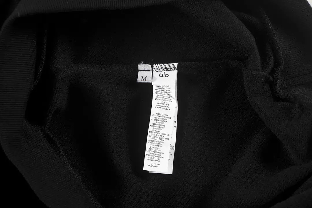 Alo Yoga Accolade Full Zip Hoodie Black Grey