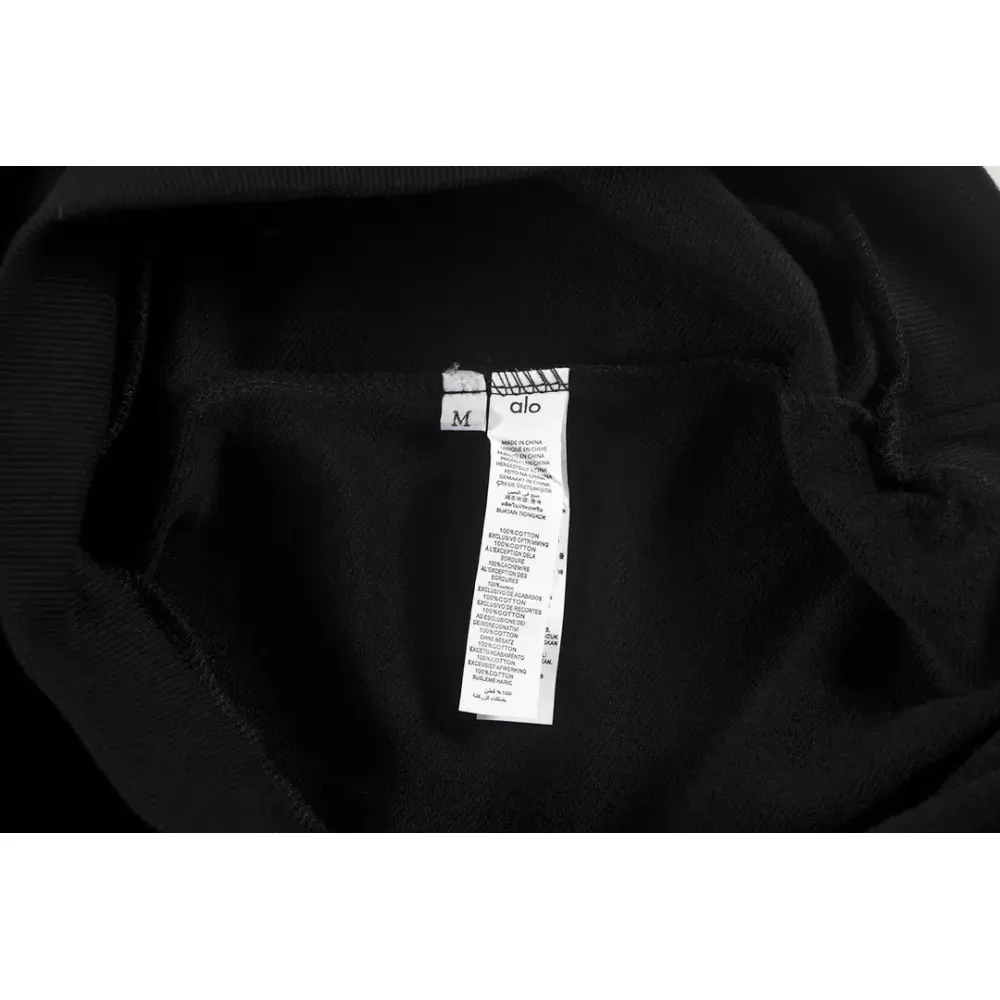 Alo Yoga Accolade Full Zip Hoodie Black Grey