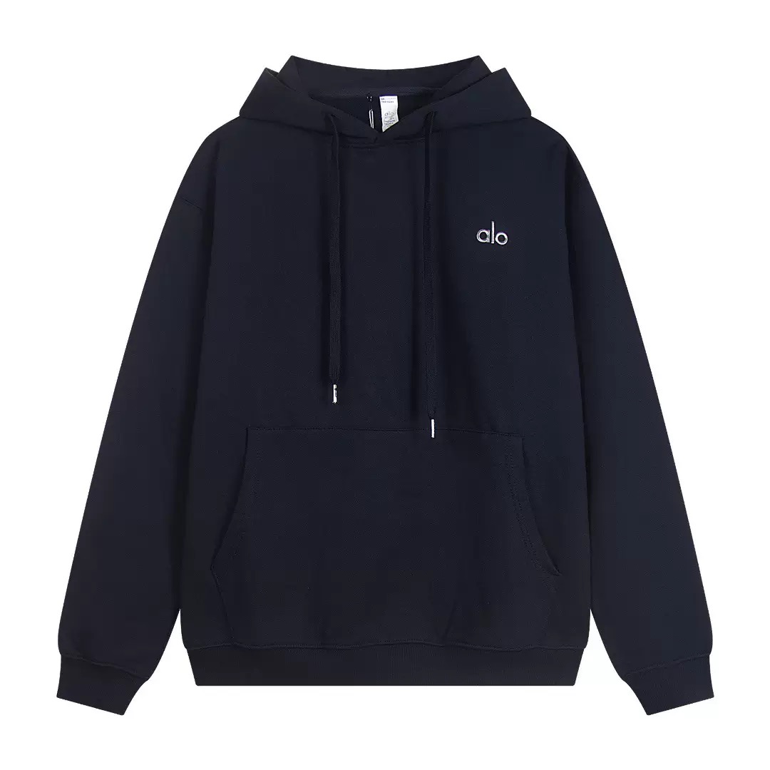 Alo Yoga Accolade Full Zip Hoodie Blue