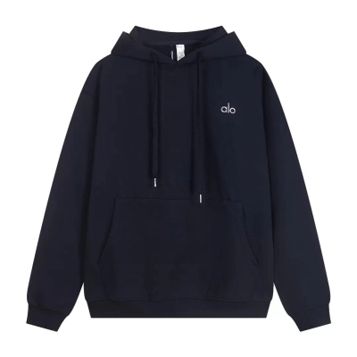 Alo Yoga Accolade Full Zip Hoodie Blue 01