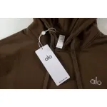 Alo Yoga Accolade Full Zip Hoodie Brown