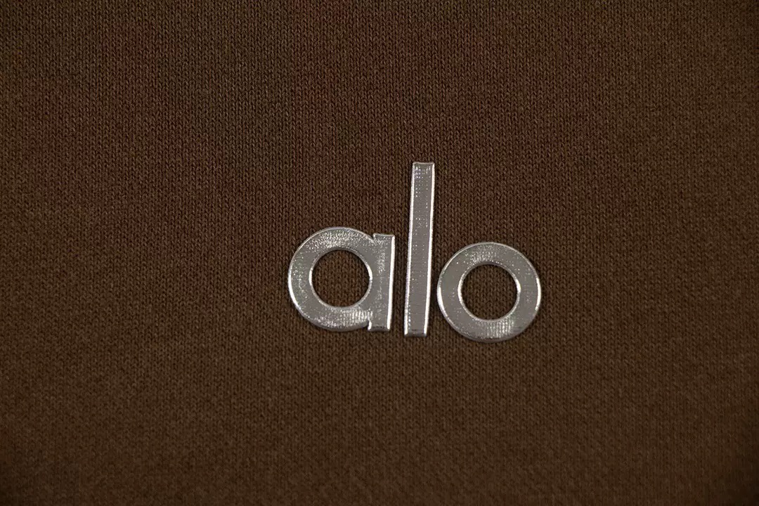 Alo Yoga Accolade Full Zip Hoodie Brown