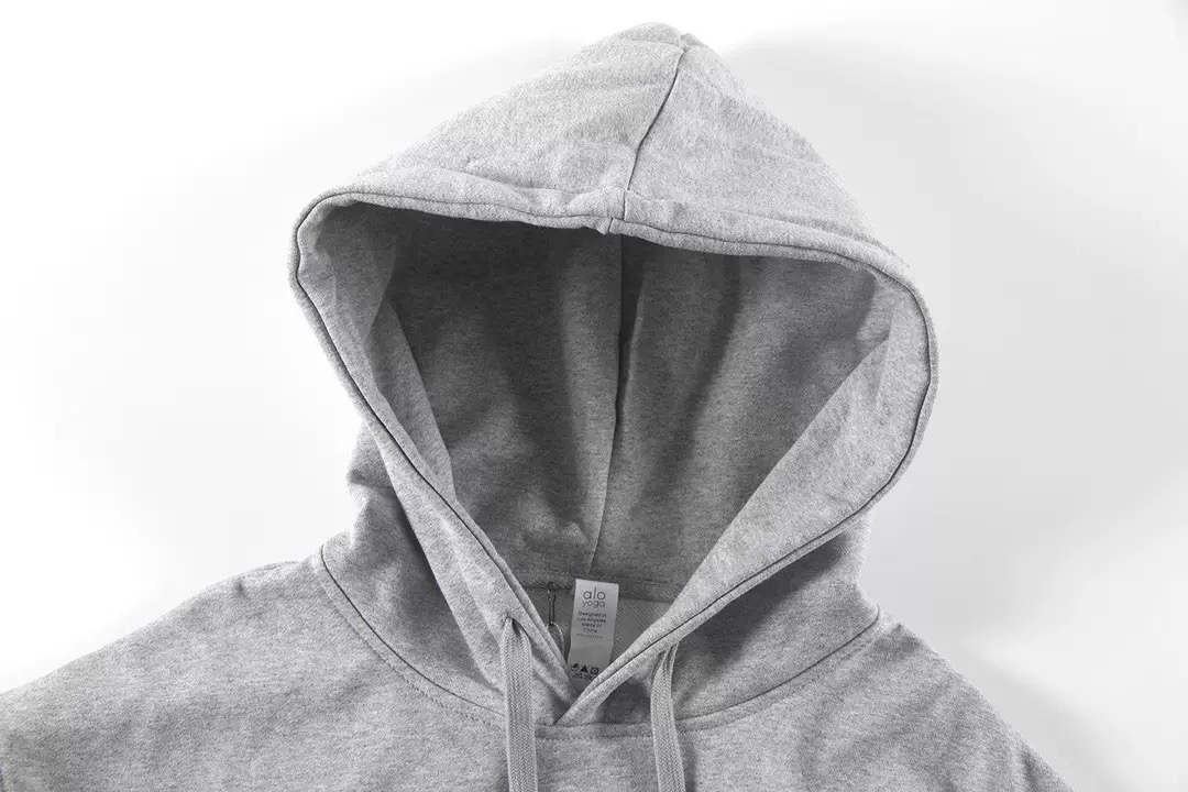 Alo Yoga Accolade Full Zip Hoodie Grey