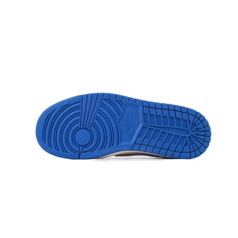 PK God Batch Air Jordan 1 Retro Low OG SP Fragment x Travis Scott Sail Military Blue DM7866-104