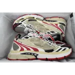 Off White Be Right Back Sneakers Khaki Red OMIA295C99 FAB000 0032