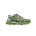 Off White Be Right Back Sneakers Military Green Grey OMIA295F24 FAB001 0038