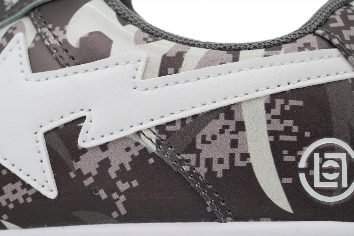 A Bathing Ape Bape Sta Low Dark Gray Camouflage OZX-SHM931- 911P