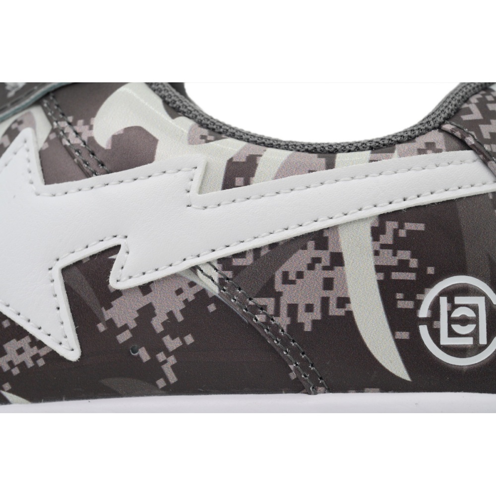 A Bathing Ape Bape Sta Low Dark Gray Camouflage OZX-SHM931- 911P