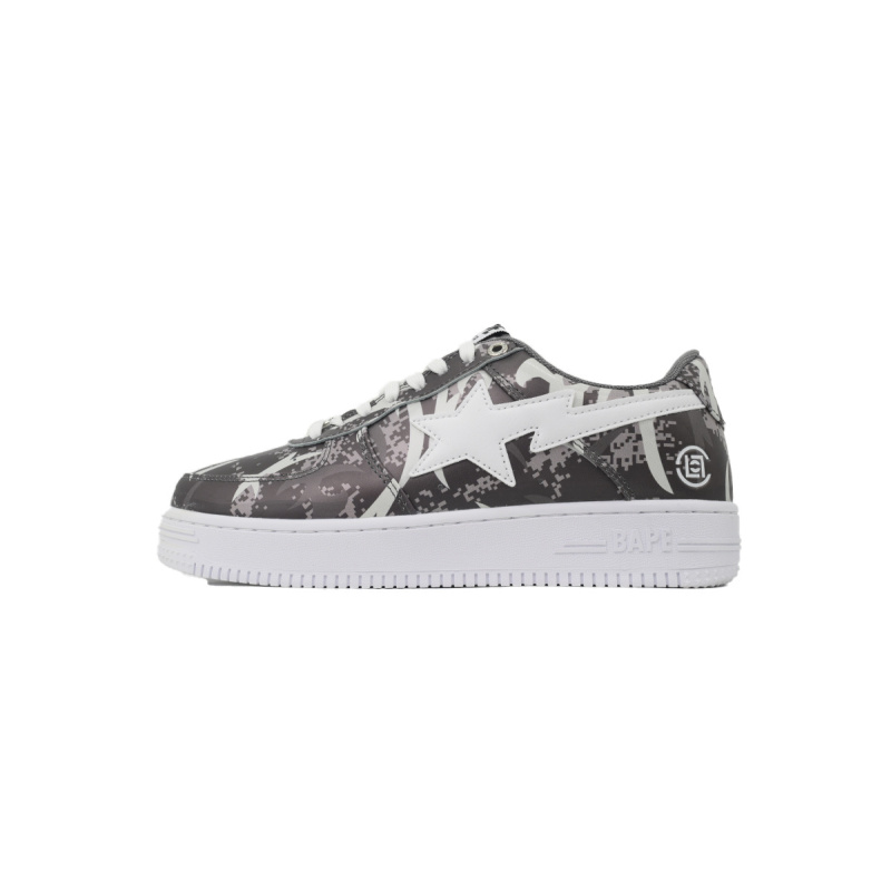 A Bathing Ape Bape Sta Low Dark Gray Camouflage OZX-SHM931- 911P