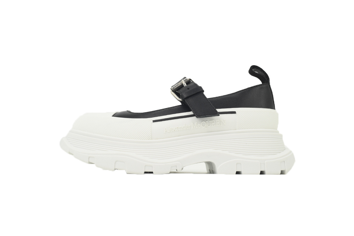 Alexander McQueen Women's Tread Slick Mary Jane In Black