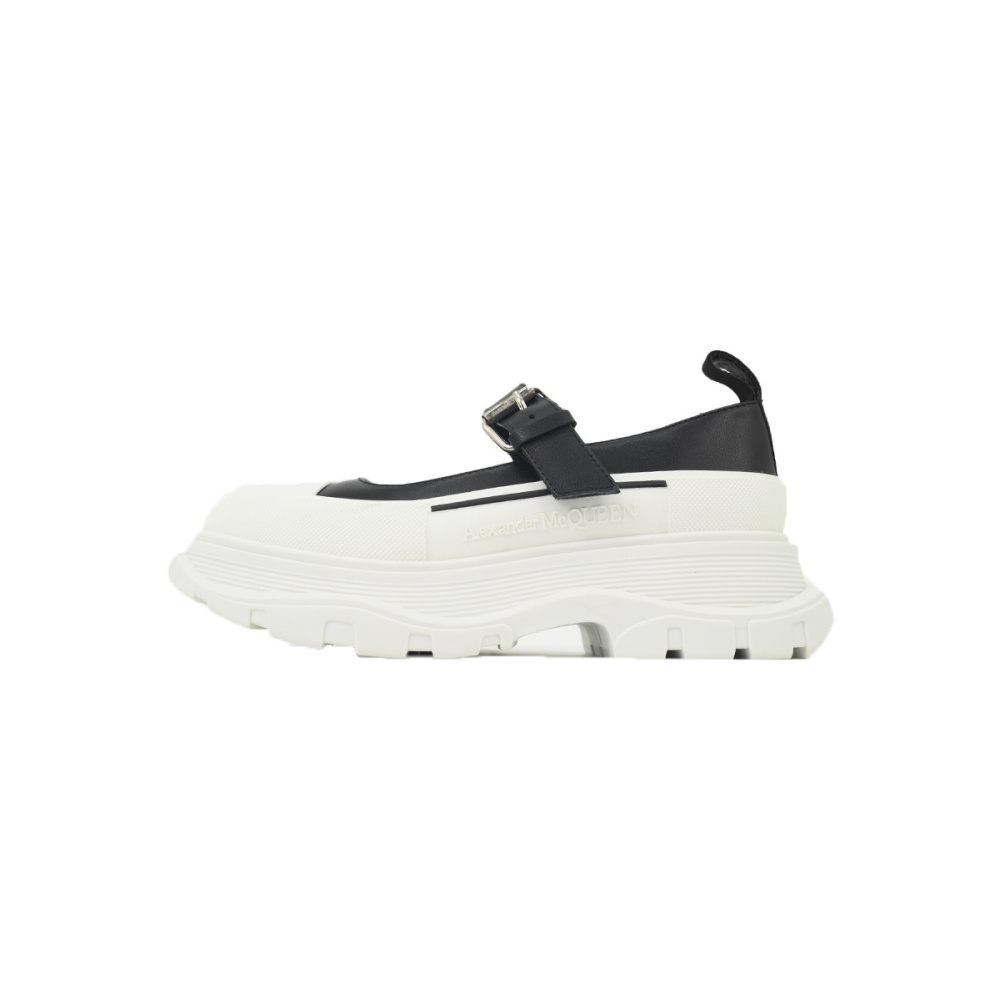 Alexander McQueen Women's Tread Slick Mary Jane In Black