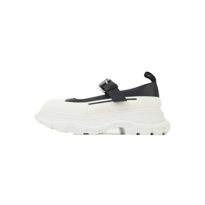 Alexander McQueen Women's Tread Slick Mary Jane In Black 01
