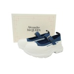 Alexander McQueen Women's Tread Slick Mary Jane In Tibetan Blue