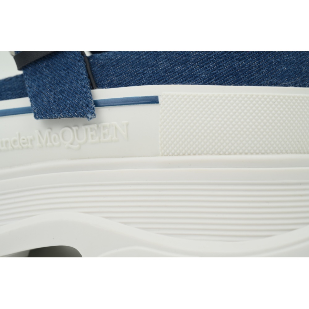 Alexander McQueen Women's Tread Slick Mary Jane In Tibetan Blue