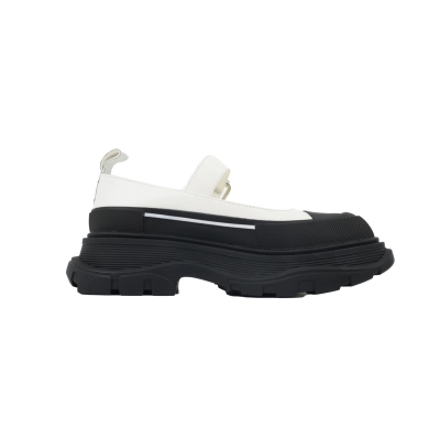 Alexander McQueen Women's Tread Slick Mary Jane In White 02