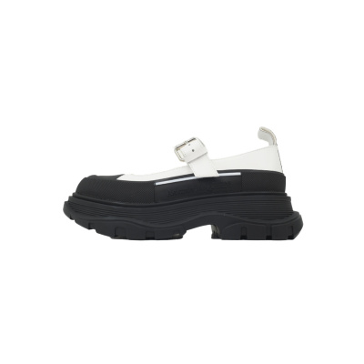 Alexander McQueen Women's Tread Slick Mary Jane In White 01