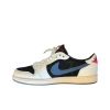 LJR Batch Travis Scott x Air Jordan 1 Low Black White Blue DM7866-040