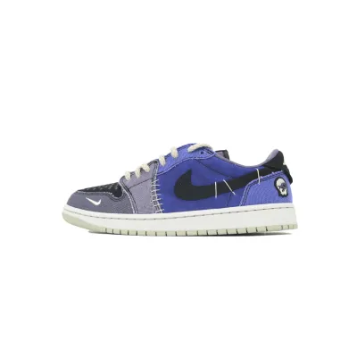 PK God Batch Zion Williamson x Air Jordan 1 Retro Low OG 'Voodoo Alternate' IH2309-500 01