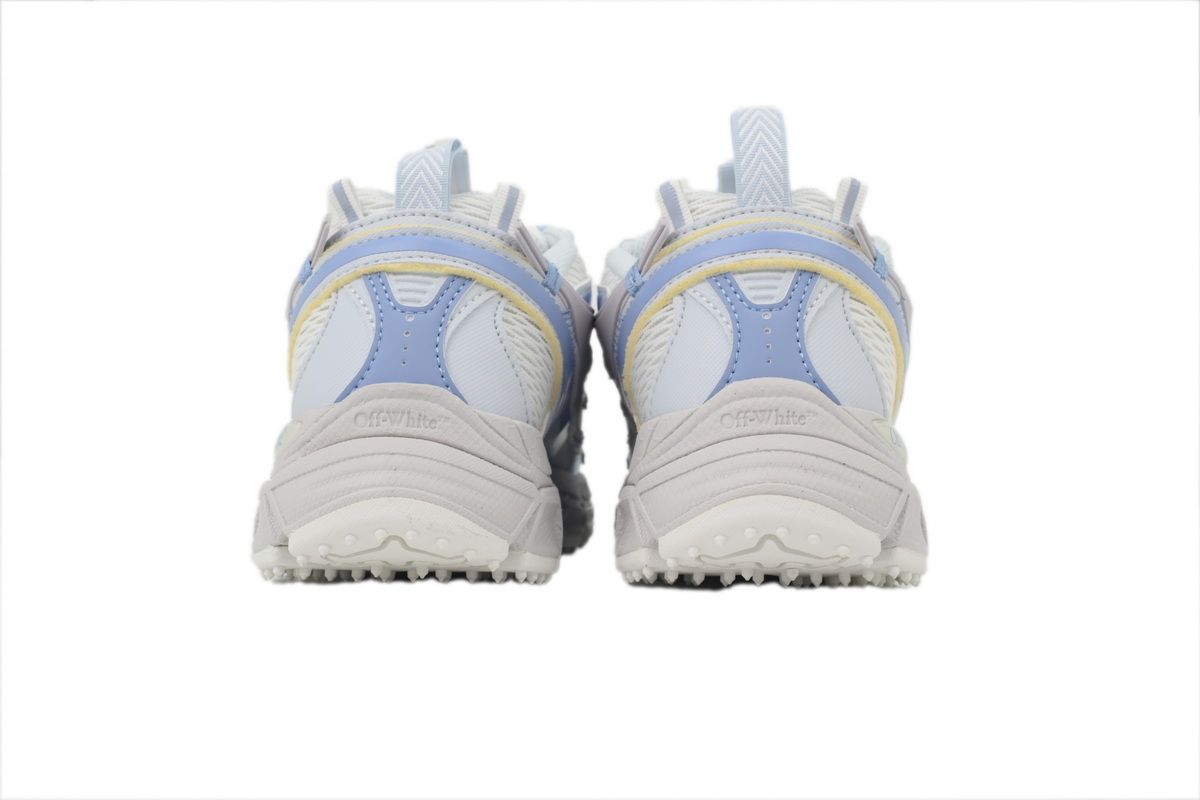 Off White Be Right Back Sneakers Light Blue Grey OMIA295F24 FAB00 10039