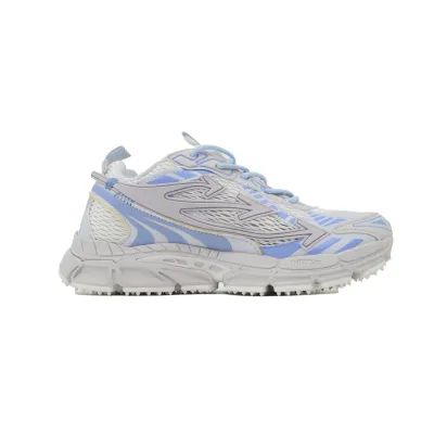 Off White Be Right Back Sneakers Light Blue Grey OMIA295F24 FAB00 10039 02