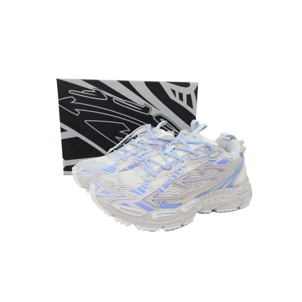 Off White Be Right Back Sneakers Light Blue Grey OMIA295F24 FAB00 10039